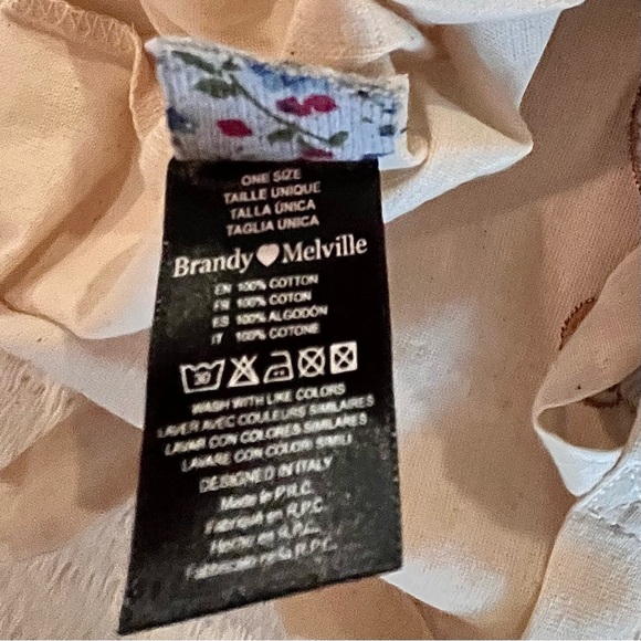 NWT- Brandy Melville- Teddy Bear Canvas Totebag - Picture 6 of 6